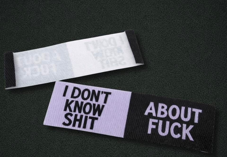 I Don’t Know Shit About Fuck Label Pack