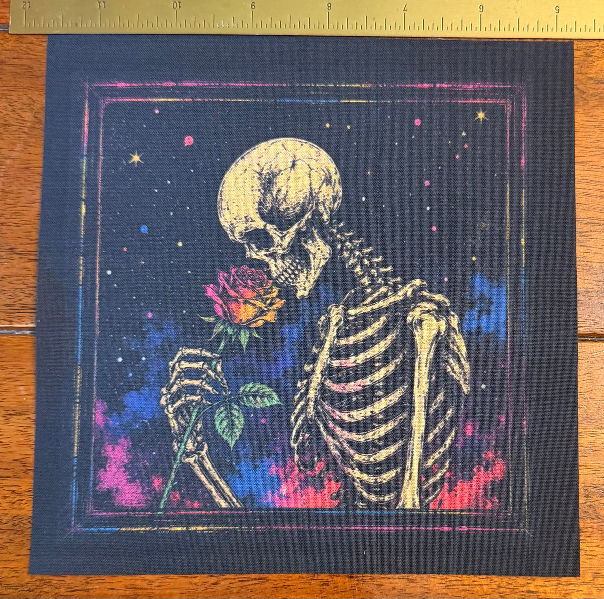 Nothing But Time Watercolor Skelly