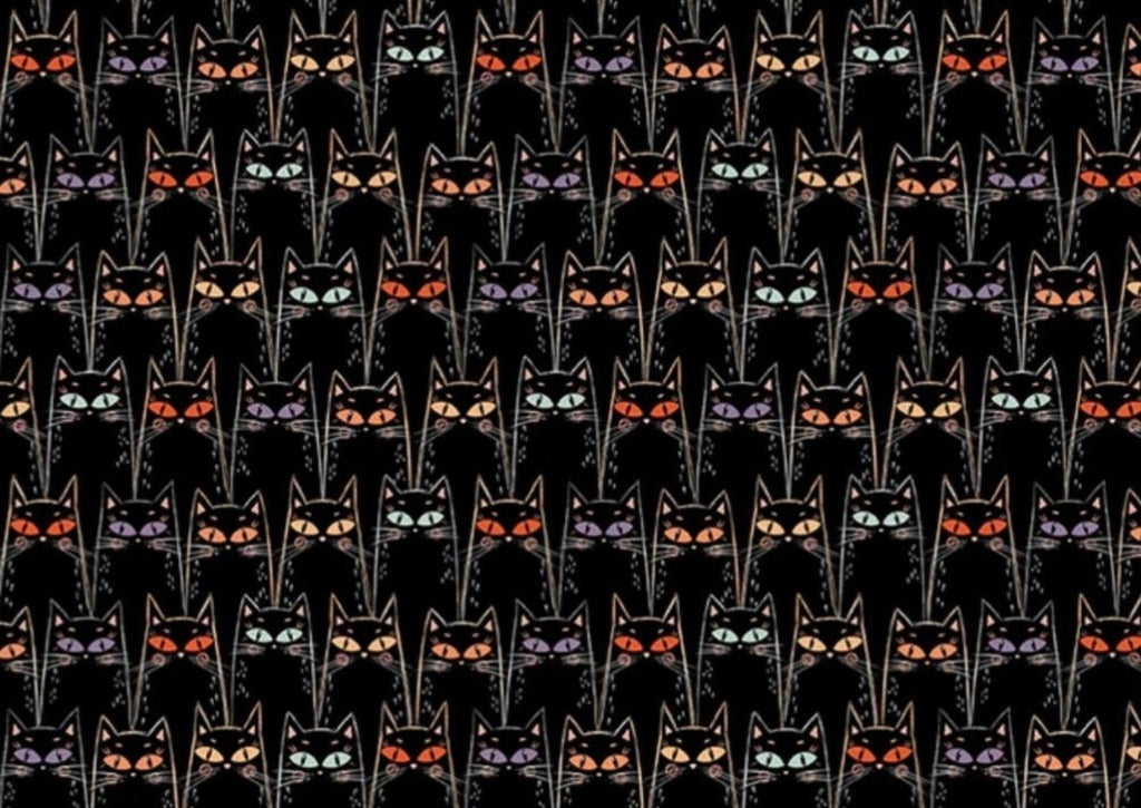 Black Cats Starlit Spooks
