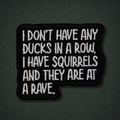 Ducks in a Row Patch