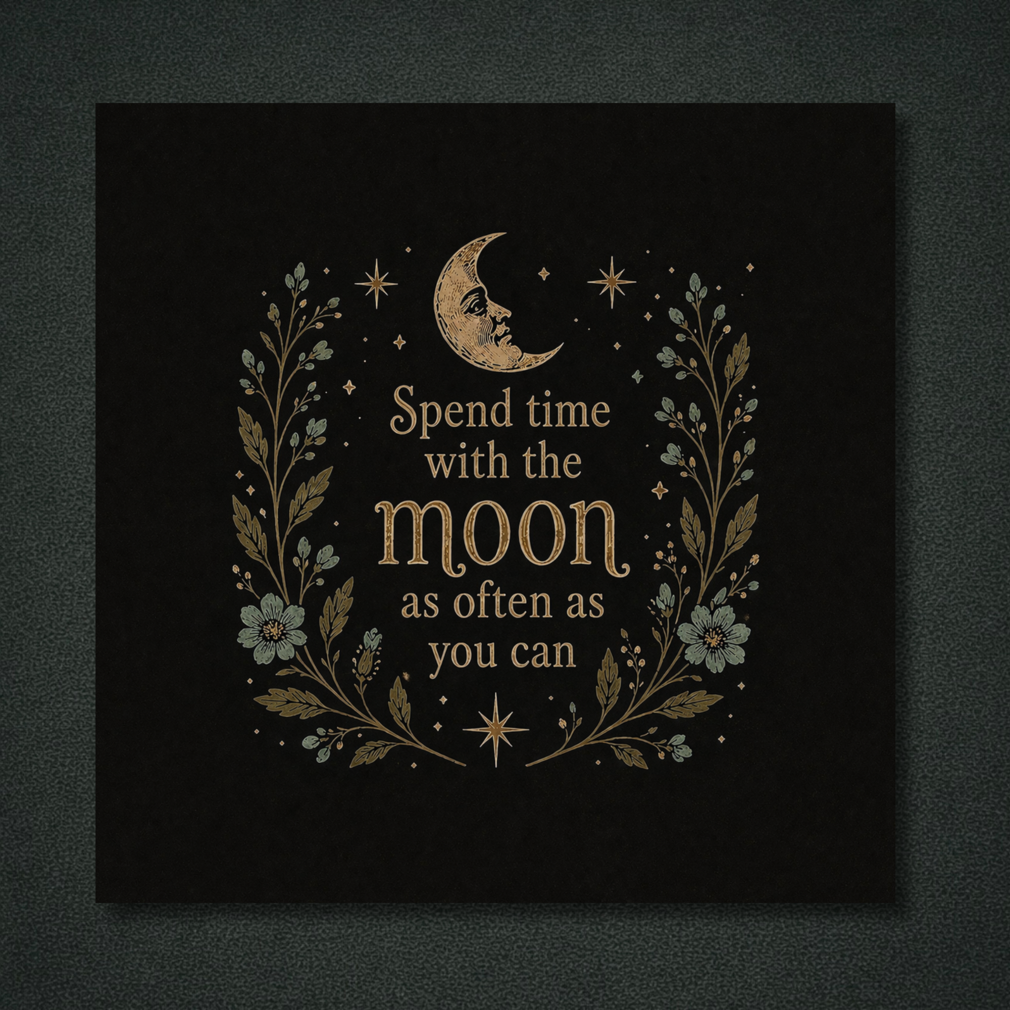 Spend Time With the Moon Panel