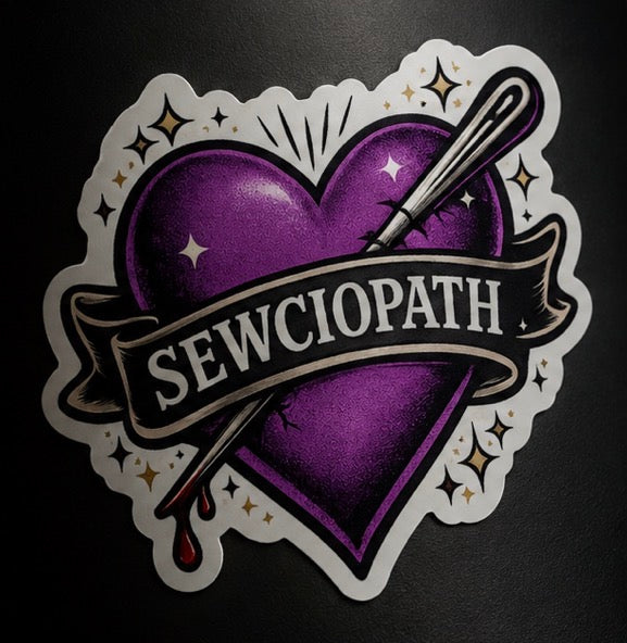 Sewciopath Sticker