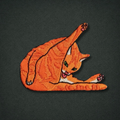 No Shame Cat Embroidered Patch