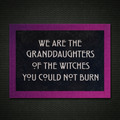 We Are the Granddaughters of the Witches You Could Not Burn Panel