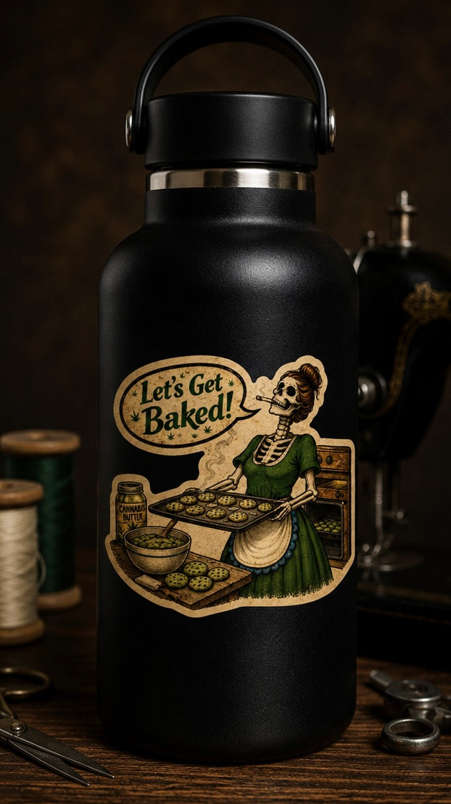 Let’s Get Baked Domestic Decay Sticker