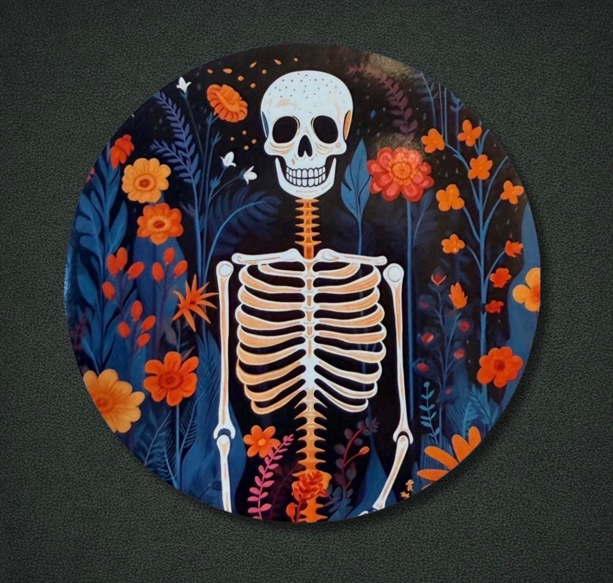 Forever Blooming Skelly Sticker