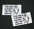 If this ends up at the thrift store… label pack