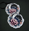 I am enough moon charm & keychain
