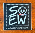 SEW mad about patchwork sticker
