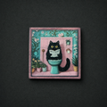 Purrivacy Please Cat Magnet