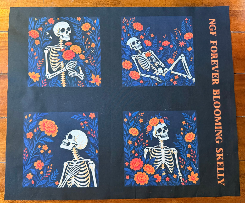 Forever Blooming Skelly Panel Collection