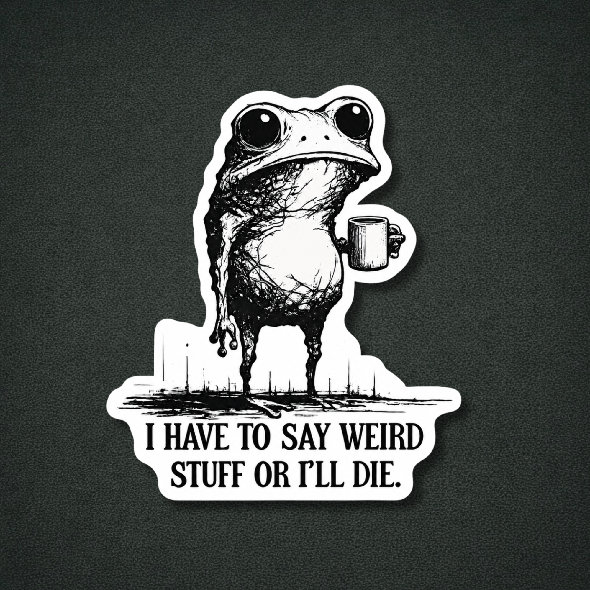 I Have to Say Weird Stuff Sticker