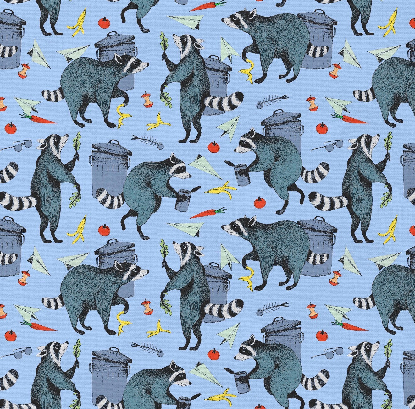 Raccoon Ruckus blue