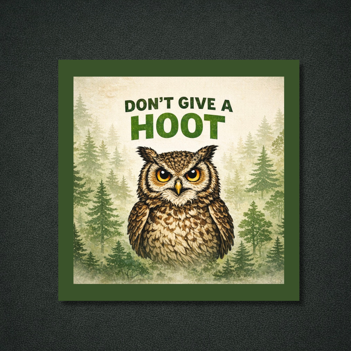 Don’t Give A Hoot Panel
