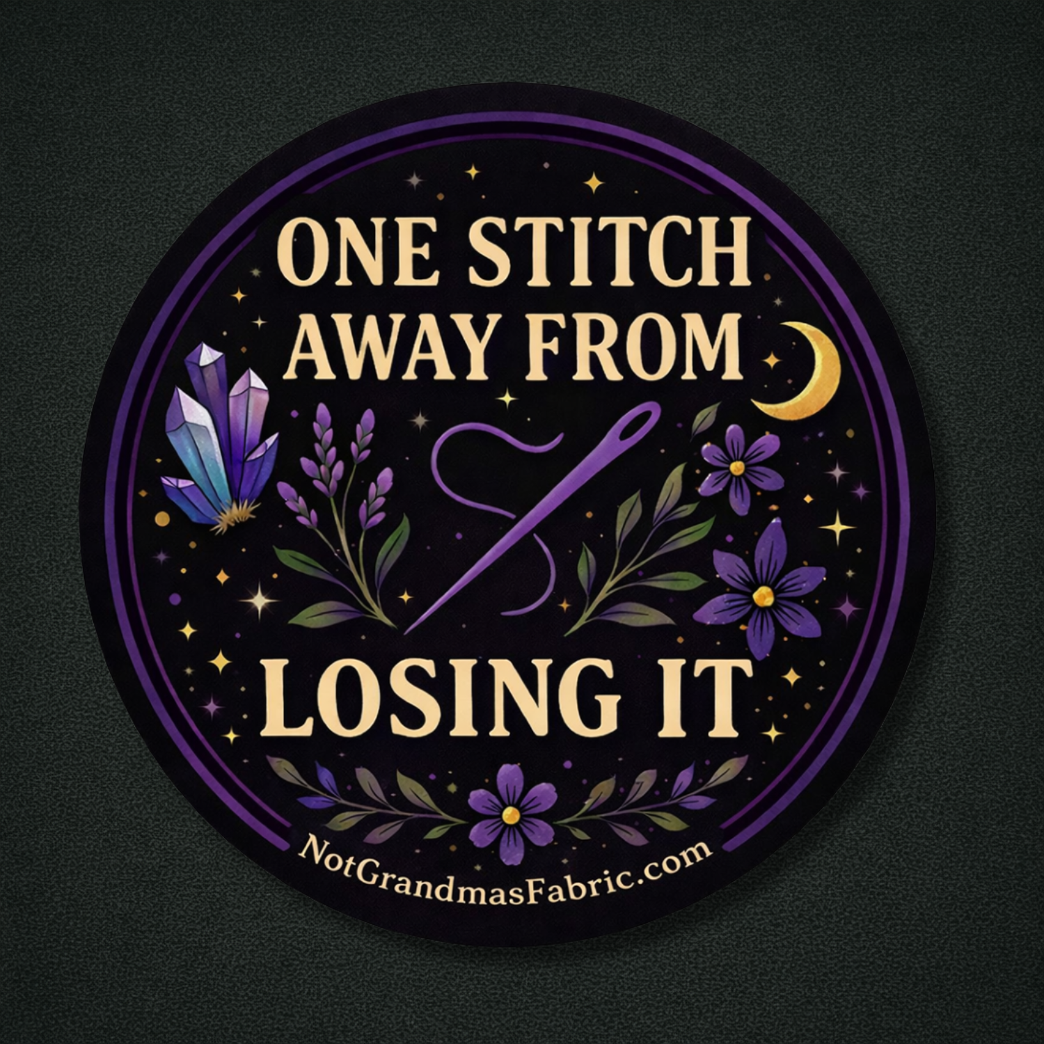 One Stitch Away From Losing It