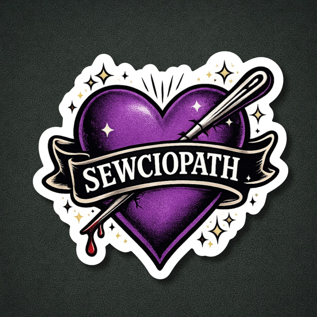 Sewciopath Sticker