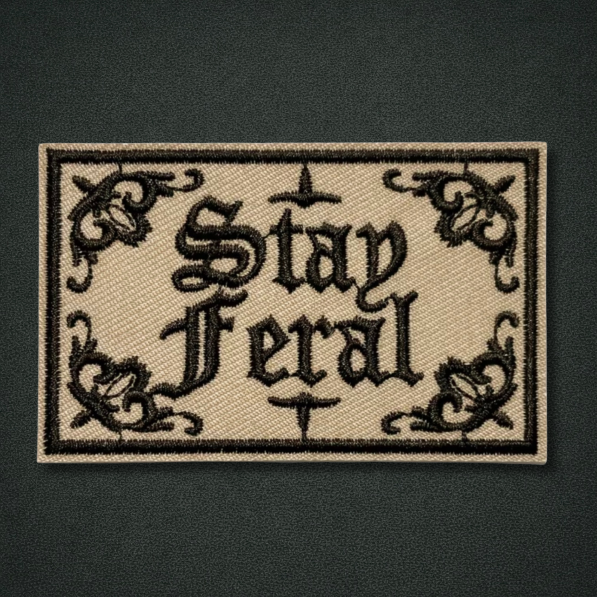 Gothic Stay Feral Patch