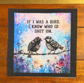 If I Was a Bird I Know Who I’d Shit On Panel
