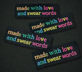 Made With Love and Swear Words labels