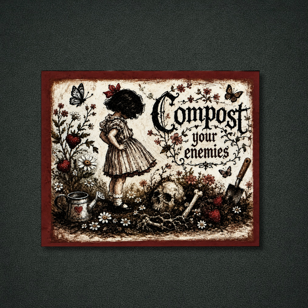 Compost Your Enemies Sticker & Magnet