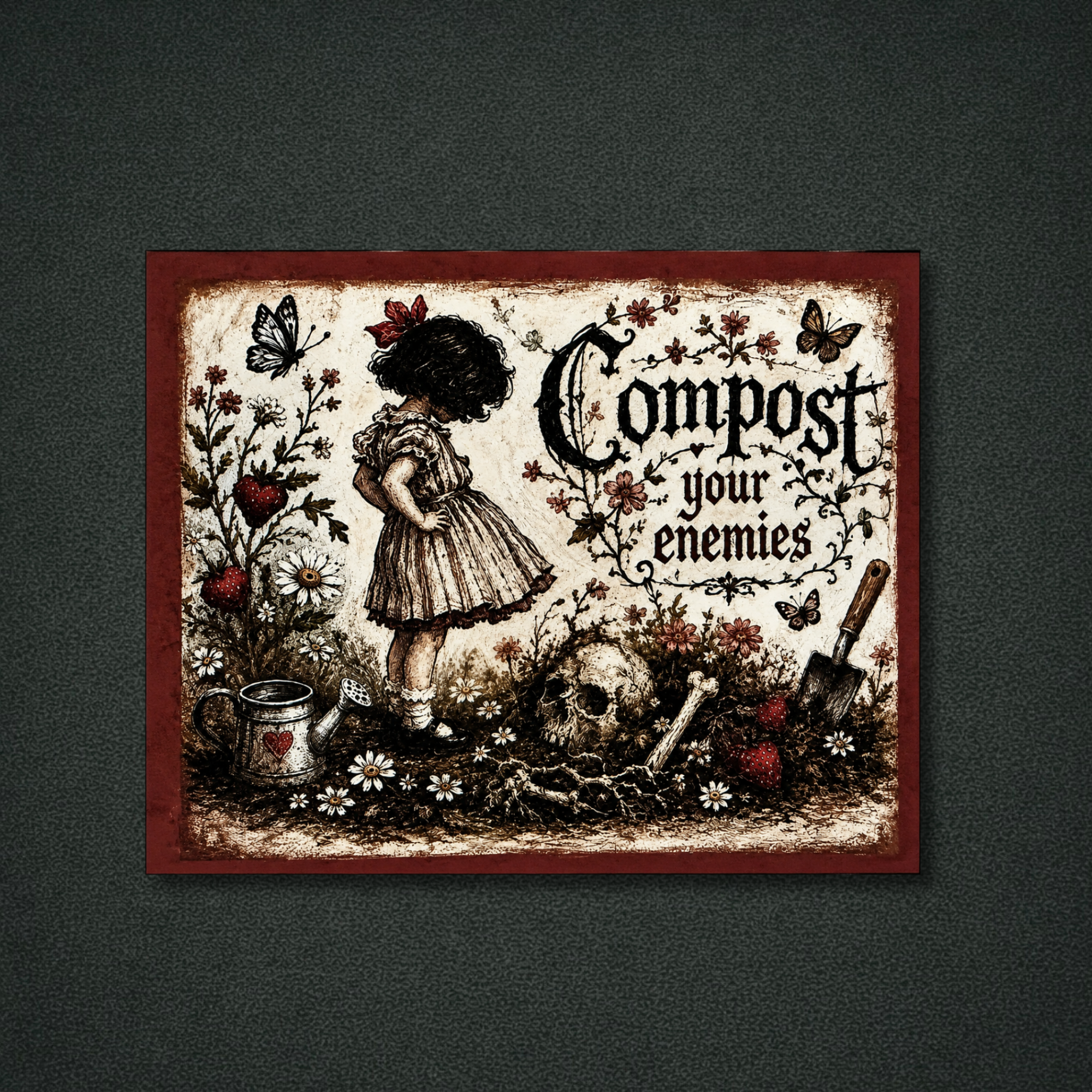 Compost Your Enemies Sticker & Magnet