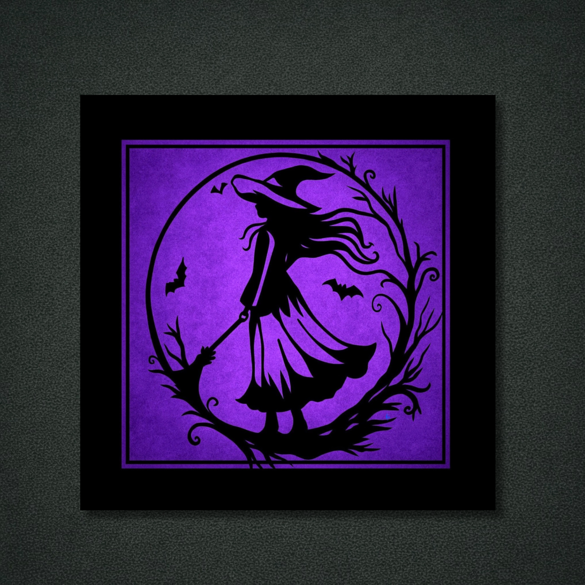 The Purple Hallows Witch Panel