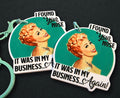 In My Business Again Charm & Keychain