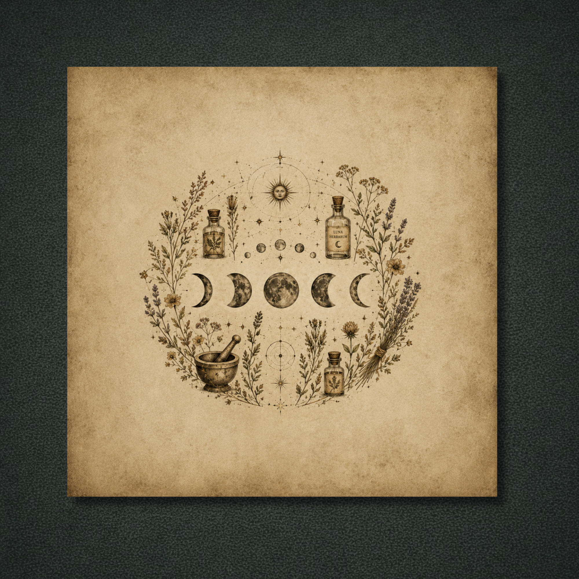 The Gilded Moon Archive Panel Collection
