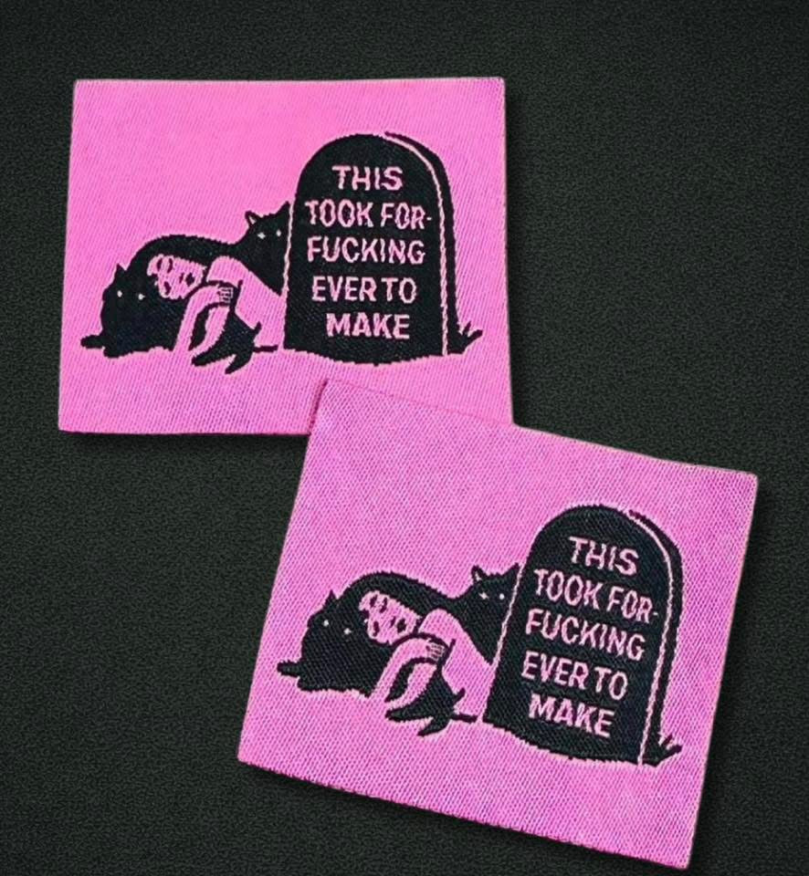This took for fucking ever to make label pack