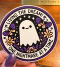 Living One Nightmare At A Time Vinyl Sticker