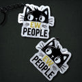 Ew People Cat Charm & Keychain