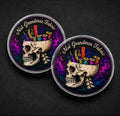 Not Grandmas Fabric Skull Pin