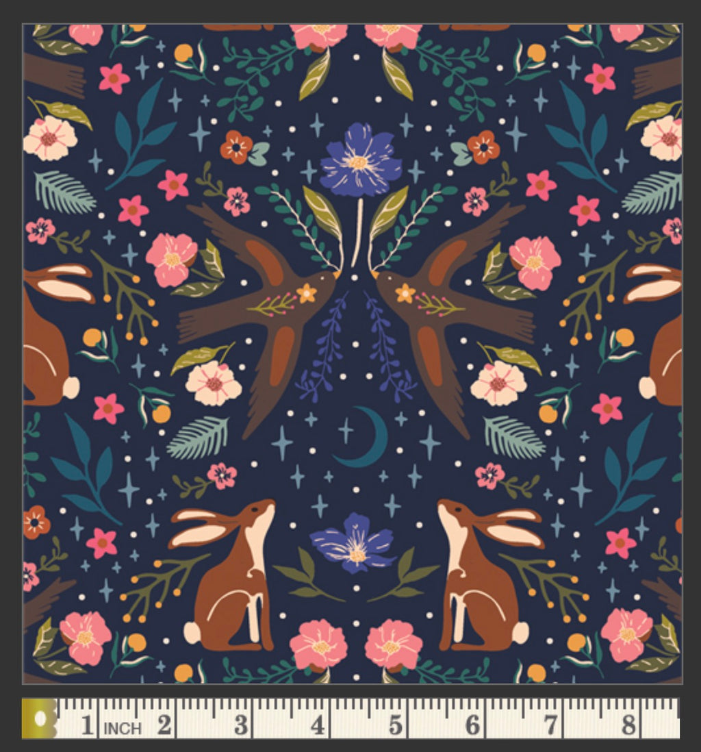 Moonlit Forest Dusk