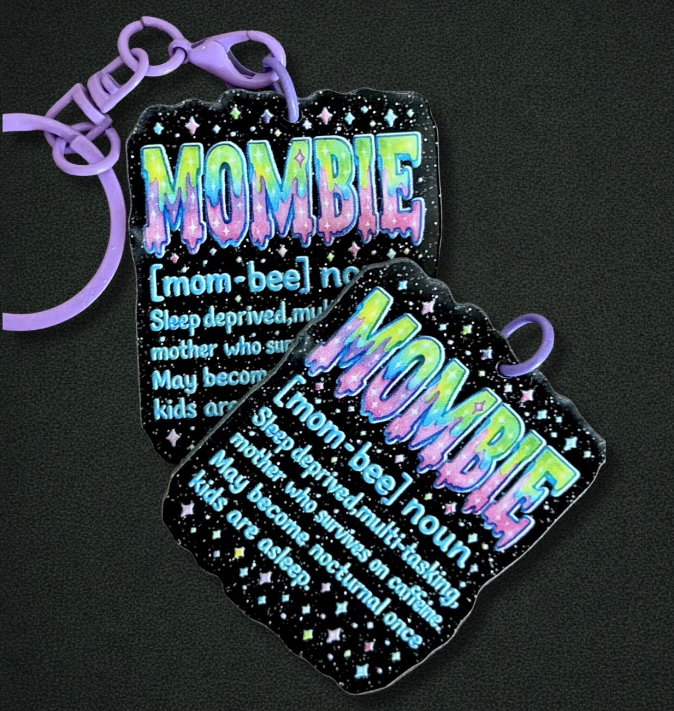 Mombie Charm & Keychain
