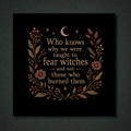Fear The Witches Panel