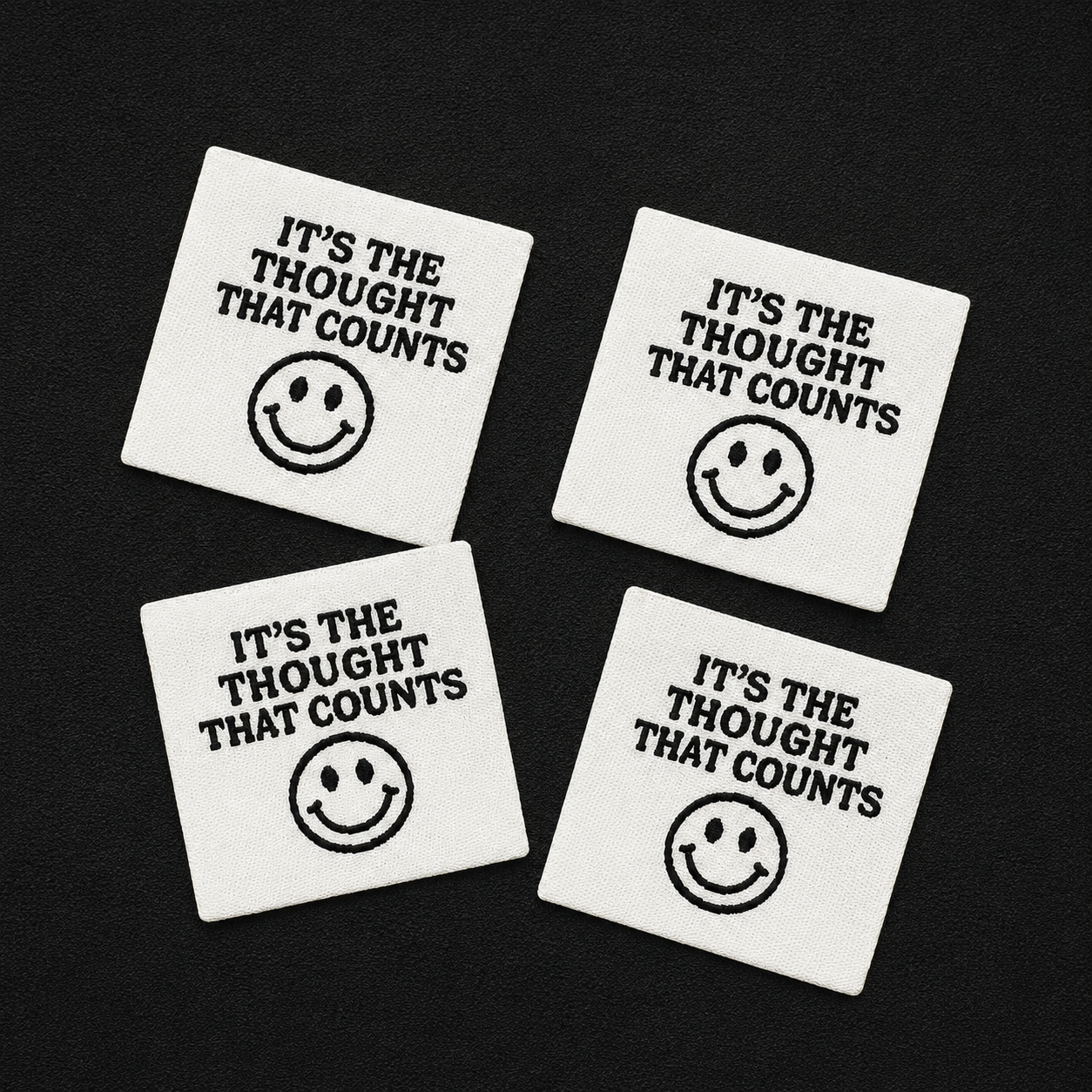 It’s the thought that counts label pack