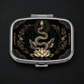 Lotus & Fang Metal Tin