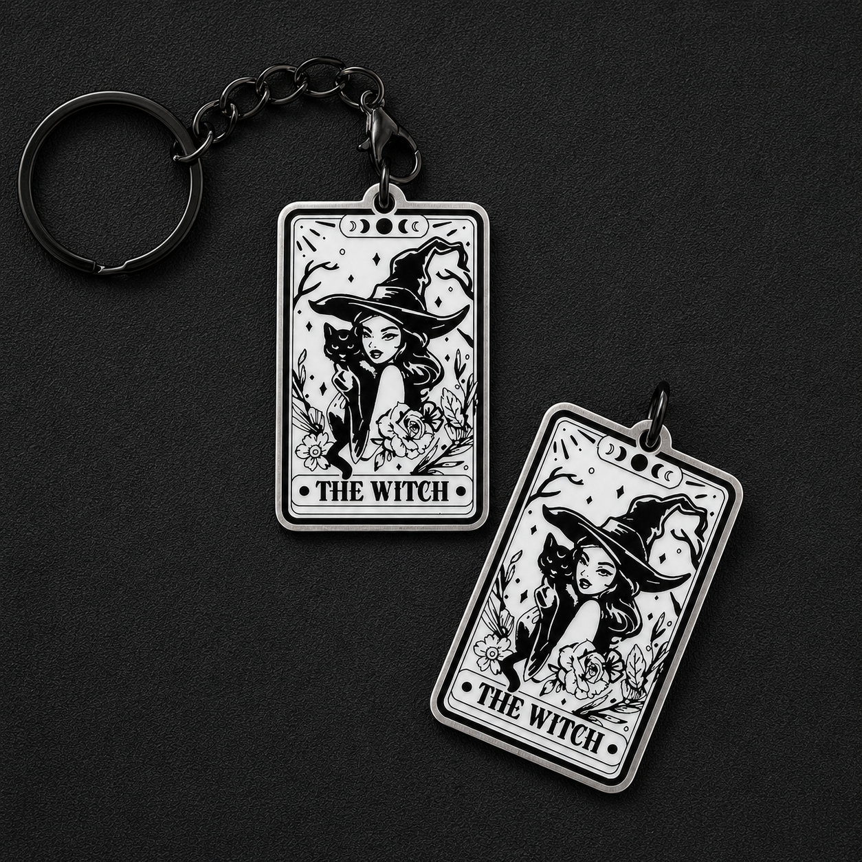 The Witch Tarot Charm & Keychain