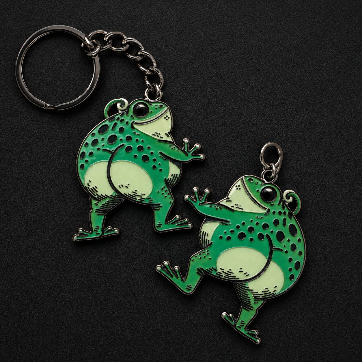 Booty Frog Charm & Keychain
