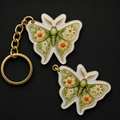 Wildflower Luna Moth Charm & Keychain