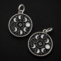 Moon Phase Medallion Charm & Keychain