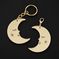 Moon Face Acrylic Charm & Keychain