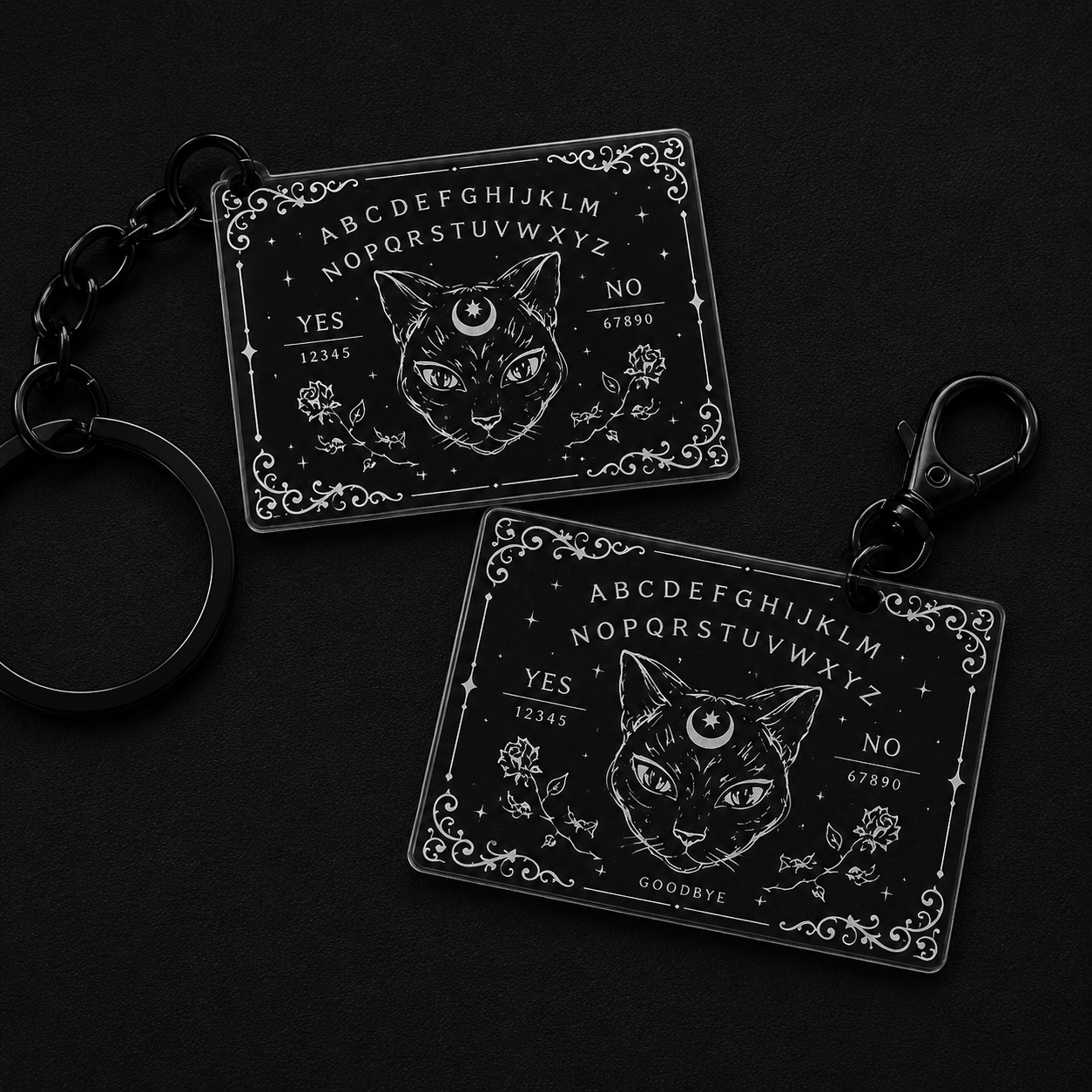 The Oracle Cat Charm & Keychain