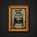 Morning Paper Raccoon Magnet