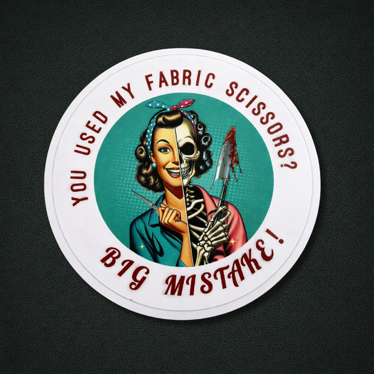 You Used My Fabric Scissors Big Mistake