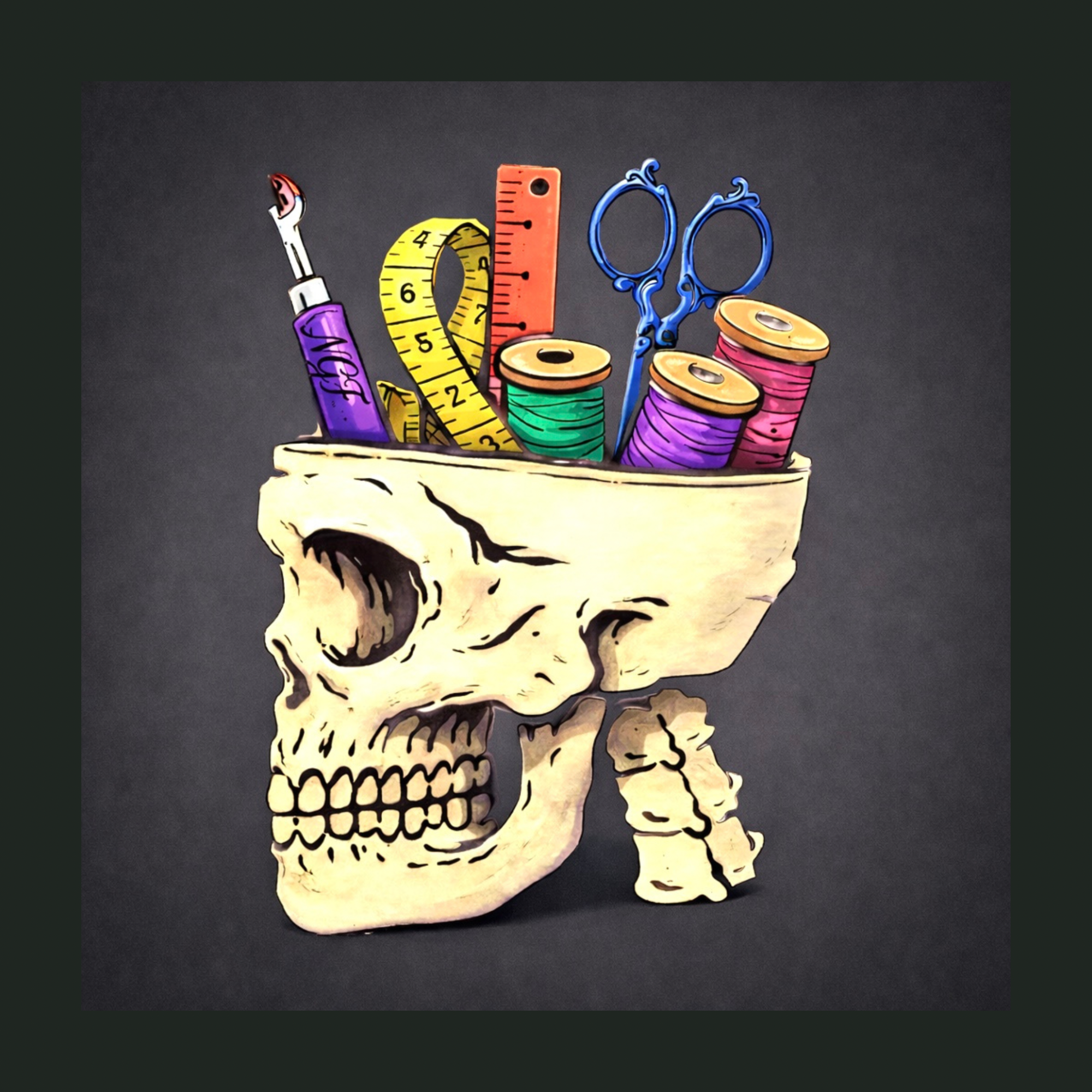 NGF Makers Skull Panel