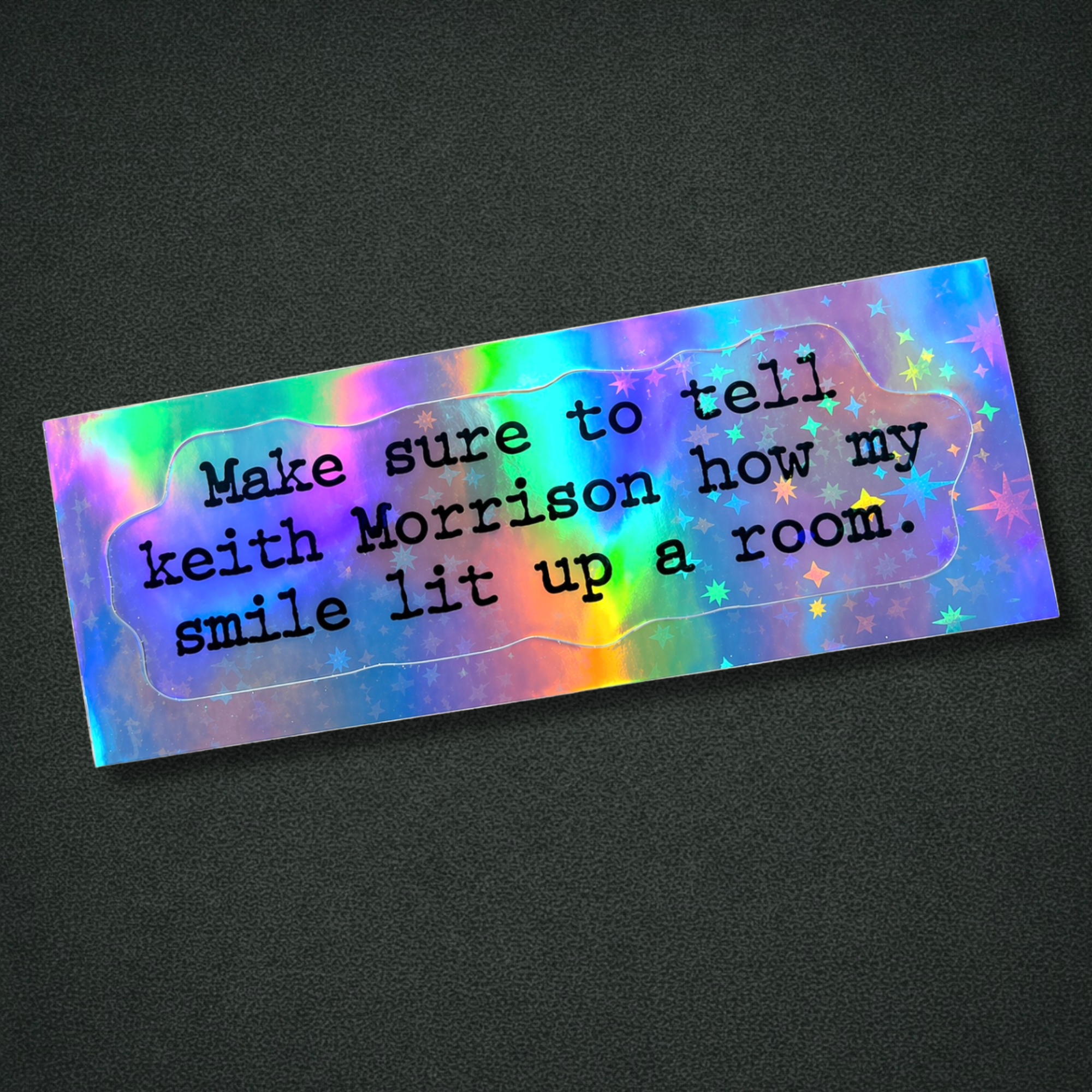 Make Sure to Tell Keith Morrison