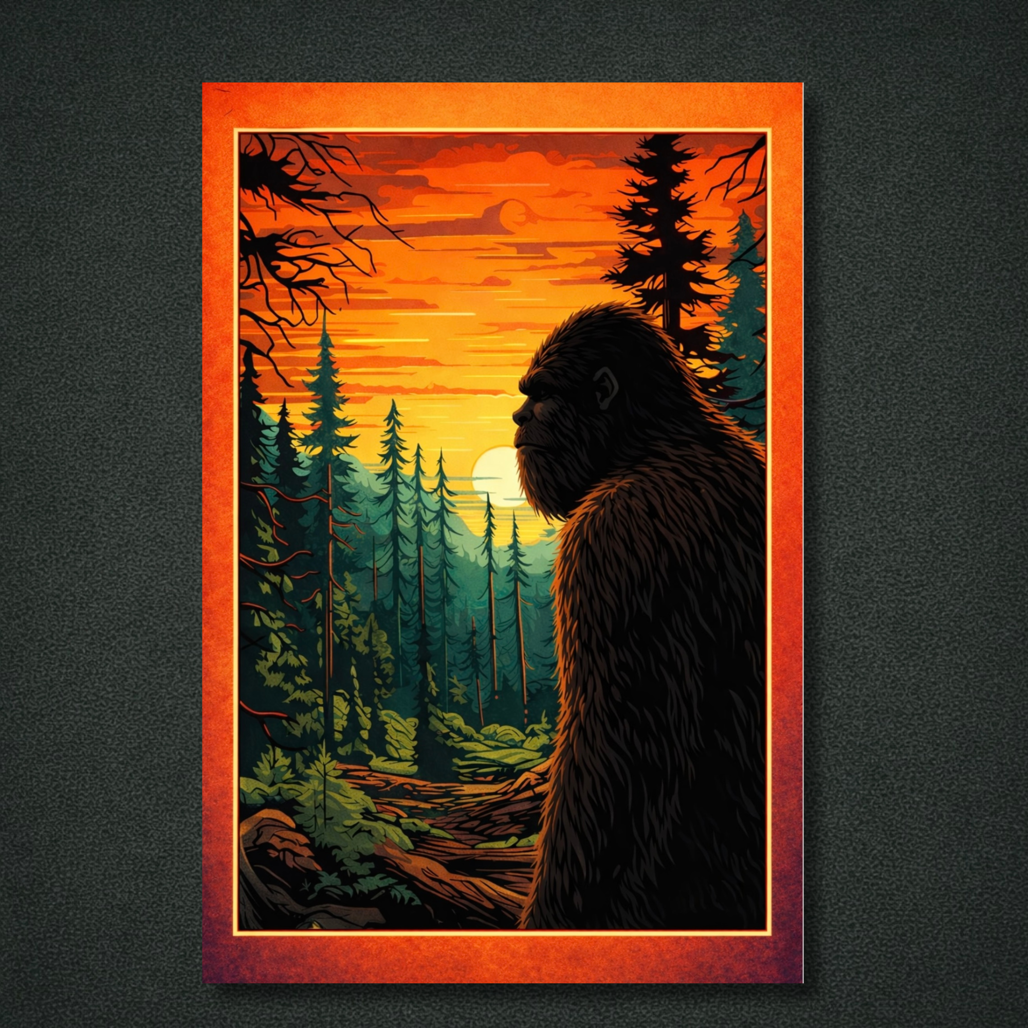 Sunset Bigfoot Panel