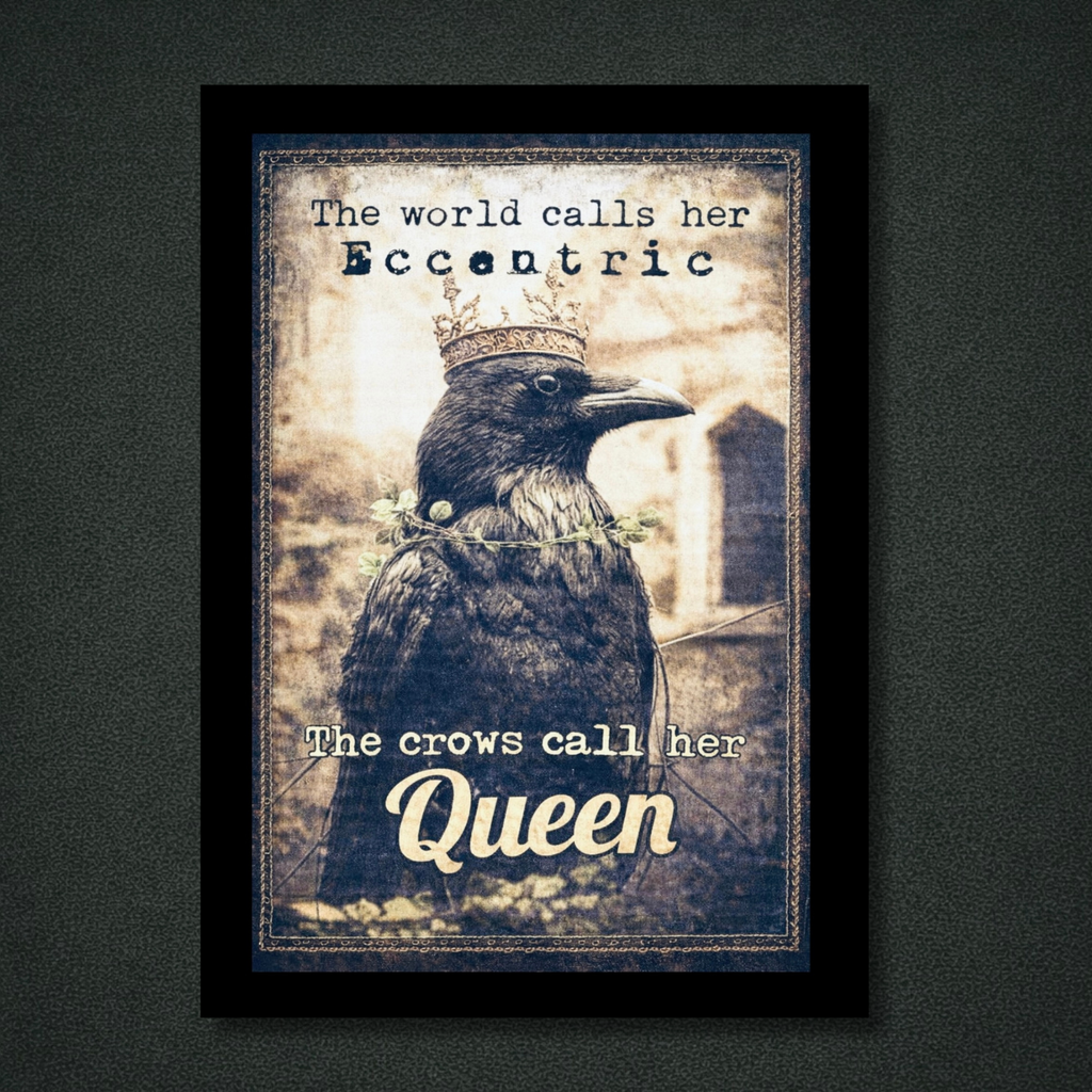 The World Calls Her Eccentric The Crows Call Her Queen Panel