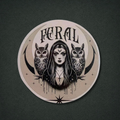 Feral Sticker